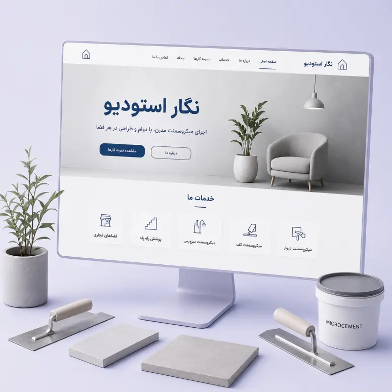 اهداف پروژه طراحی سایت نگار استودیو